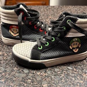 Kids High-Top Super Mario Sneakers